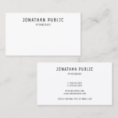 Custom Professional Elegant Modern minimalist Visitekaartje (Voorkant / Achterkant)
