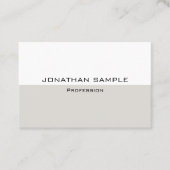 Custom Professional Elegant Moderne Sjabloon Visitekaartje (Voorkant)