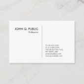 Custom Professional Minimalist Elegant Modern Visitekaartje (Voorkant)