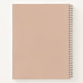 Custom Professional Notebook Modern Pink Notitieboek (Achterkant)