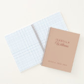 Custom Professional Notebook Modern Pink Notitieboek (Binnen)