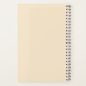 Custom Professional Notebook Modern Tulips Notitieboek (Achterkant)