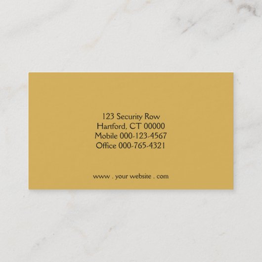 Custom Professional Photo QR Code Visitekaartje (Achterkant)