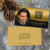 Custom Professional Photo QR Code Visitekaartje