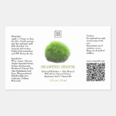 Custom Professional Seaweed Serum Skincare Label (Voorkant)