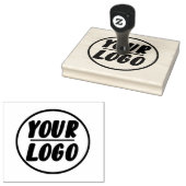 Custom Professioneel Bedrijf Logo Groot briefpapie Rubberstempel (Gestempeld)