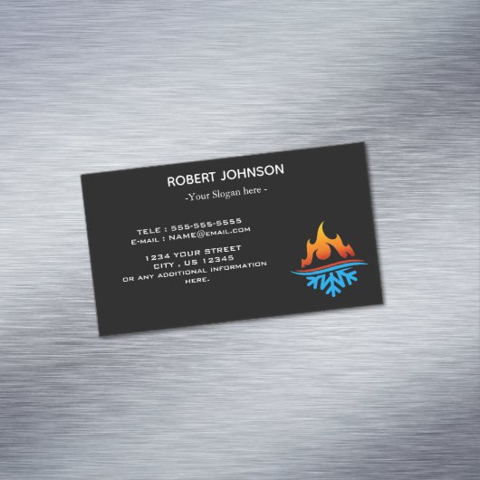 Custom Professioneel Bedrijf Zakelijke Logo Magnetisch Visitekaartje (Voorbeeld)