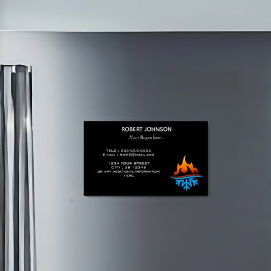 Custom Professioneel Bedrijf Zakelijke Logo Magnetisch Visitekaartje