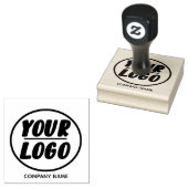 Custom Professioneel Bedrijf Zakelijke Logo Rubberstempel (Gestempeld)