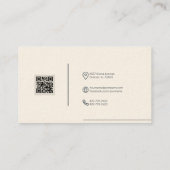Custom Professioneel Visitekaartje met Barcode (Achterkant)
