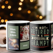 Custom Professionele Grampy Opa 4 Fotocollage Koffiemok