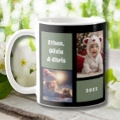 Custom Professionele Grampy Opa 4 Fotocollage Koffiemok