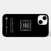 Custom Promotional Business Logo iphone case (Achterkant (horizontaal))