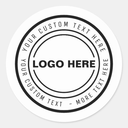 Custom Promotional Marketing Sticker met het bedri (Voorkant)