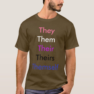 Custom Pronoun Gendervloeiing T-shirt