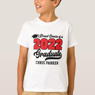 CUSTOM Proud Cousin van 2022 Afstuderen T-Shirt
