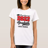 CUSTOM Proud Cousin van 2022 Afstuderen T-Shirt (Voorkant)