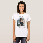Custom Proud Mom Afstuderen Foto T-shirt (Voorkant volledig)