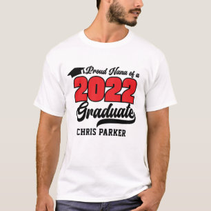 CUSTOM Proud Nana van 2022 Afstuderen T-Shirt