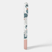 Custom Pumpkin and Flowers Fall Pattern Case-Mate iPhone Case (Achterkant / Rechts)