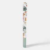 Custom Pumpkin and Flowers Fall Pattern  Case-Mate iPhone Case (Achterkant / Rechts)