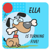 Custom Puppy Dog Stickers