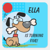 Custom Puppy Dog Stickers (Voorkant)