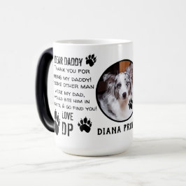 CUSTOM PUPPY HOND PAPA! BESTE PAPA-KOFFIE MAGISCHE MOK