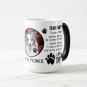 CUSTOM PUPPY HOND PAPA! BESTE PAPA-KOFFIE MAGISCHE MOK (Voorkant rechts)