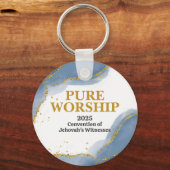 Custom Pure Worship 2025 Convention JW Gifts Sleutelhanger (Voorkant)