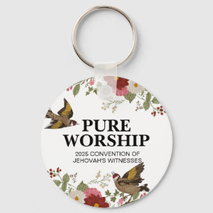 Custom Pure Worship 2025 Convention JW Gifts Sleutelhanger
