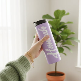 Custom Purple Tumbler Gift for Mom, Grandma & Aunt Thermosbeker