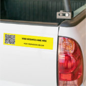 Custom QR Code Business Bumper Sticker Template (Op Truck)