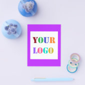 Custom QR Code Business Logo Promotional Flyers (Enkel)