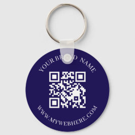 Custom QR Code Text Color Promo Keychains Sleutelhanger
