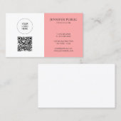 Custom QR Code Upload Logo Here Create Your Own Visitekaartje (Voorkant / Achterkant)