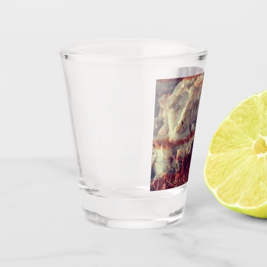 Custom Quartz Rock Shot Glass Shot Glas (Links)