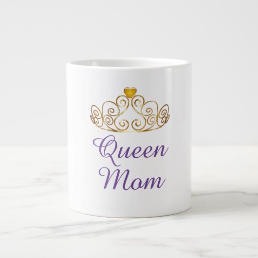 Custom Queen mama Grote Koffiekop (Voorkant)