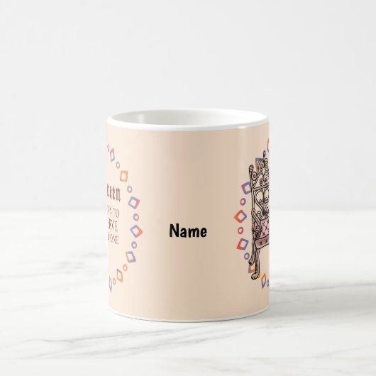 Custom Queen serveert niemand Koffiemok (Center)