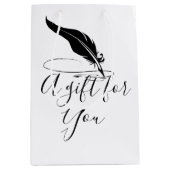 Custom quill pen medium cadeauzakje (Voorkant)