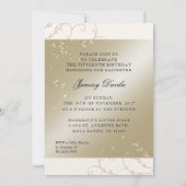 Custom Quince Dinner Kaart (Achterkant)