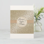 Custom Quince Dinner Kaart (Staand voorkant)