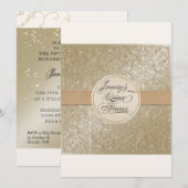 Custom Quince Dinner Kaart (Voorkant / Achterkant)