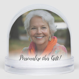 Custom Quote Saying Photo Personalized Keepsake Sneeuwbol