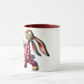 Custom Rabbit Coffee Mok (Midden)
