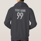 "Custom Racer Name/Number" Sledders.com Hoodie (Achterkant)