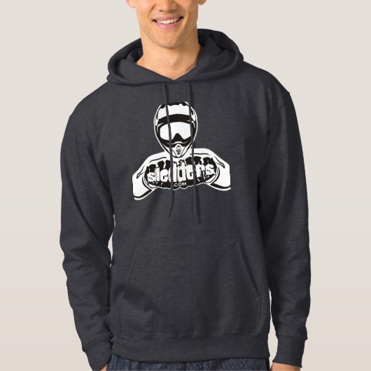 "Custom Racer Name/Number" Sledders.com Hoodie (Voorkant)