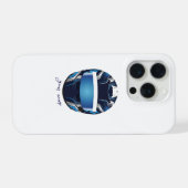 Custom Racing Helmet Graphic – Professional Driver iPhone Hoesje (Achterkant horizontaal)