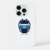 Custom Racing Helmet Graphic – Professional Driver iPhone Hoesje (Achterkant)
