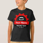 Custom Racing Team Embleem T-shirt (Voorkant)